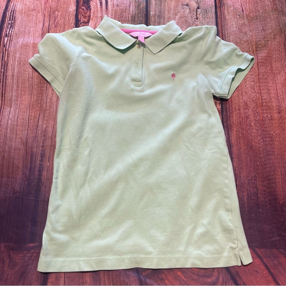 Lilly Pulitzer Green Polo Shirt Size S Preowned